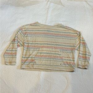 Prana striped crew sweatshirt